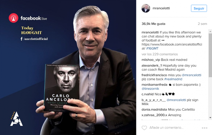 Ancelotti Instagram